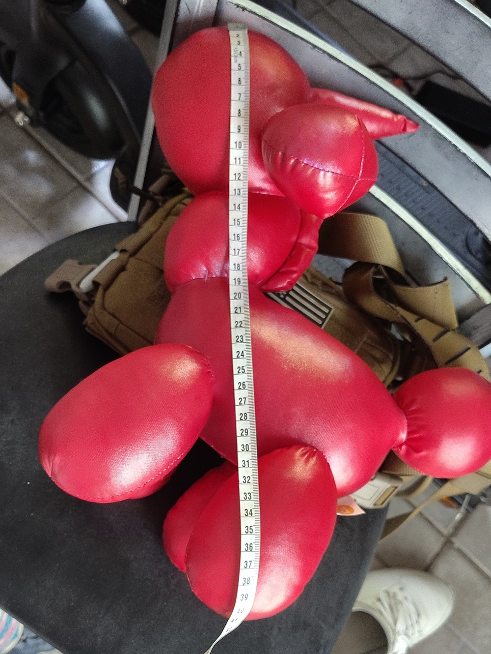 Red Plush Balloon Dog Toy - Kids Learning Toy